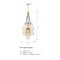 Designers Fountain Liana 7-Light Brushed Gold Glam Tiered Statement Chandelier for Foyers and Entryways D328M-7CH-BG - alternate 7
